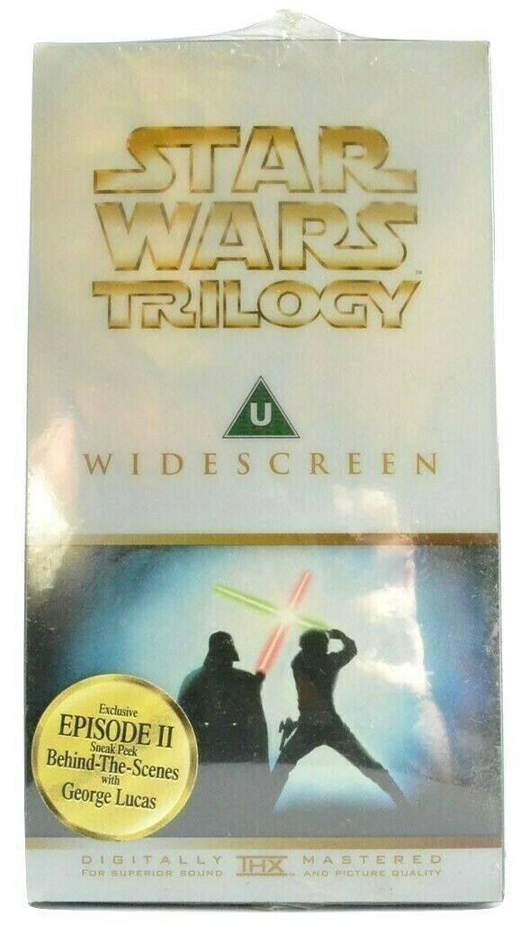 Star Wars Trilogy [Widescreen] - THX Mastered -< Brand New Sealed >- Pal VHS-