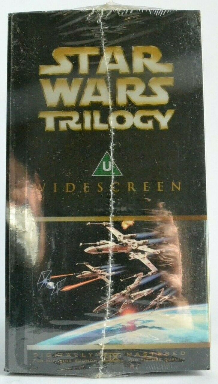 Star Wars Trilogy [Widescreen] - THX Mastered -< Brand New Sealed >- Pal VHS-