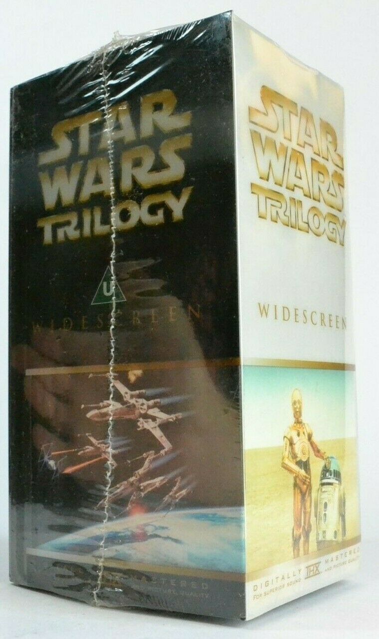 Star Wars Trilogy [Widescreen] - THX Mastered -< Brand New Sealed >- Pal VHS-