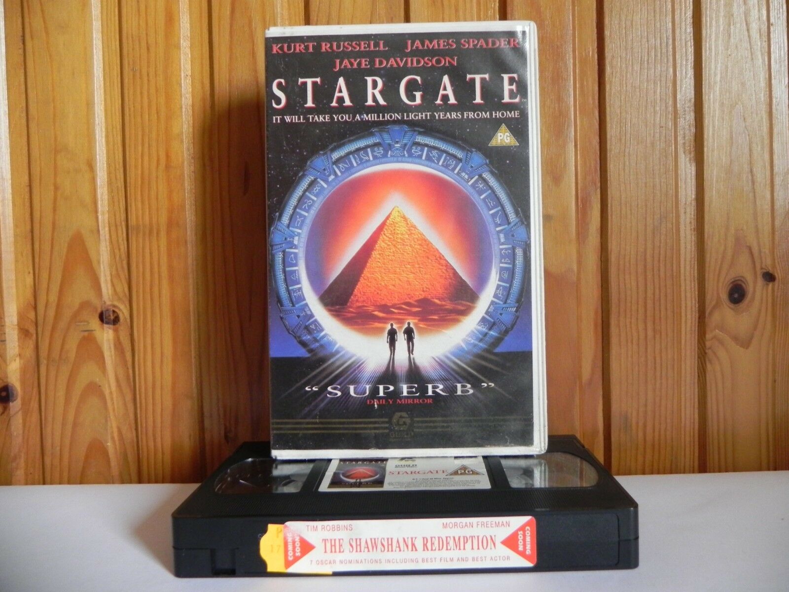 Stargate (1994): Sci-Fi [Large Box] Rental - Kurt Russel / James Spader - Pal VHS-