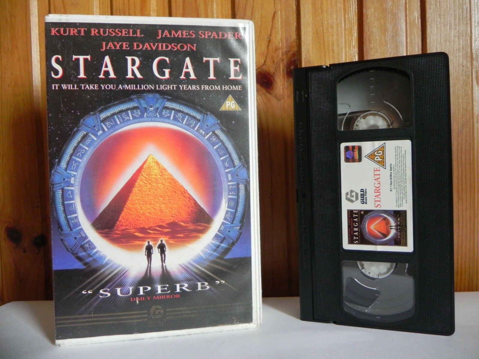 Stargate (1994): Sci-Fi [Large Box] Rental - Kurt Russel / James Spader - Pal VHS-