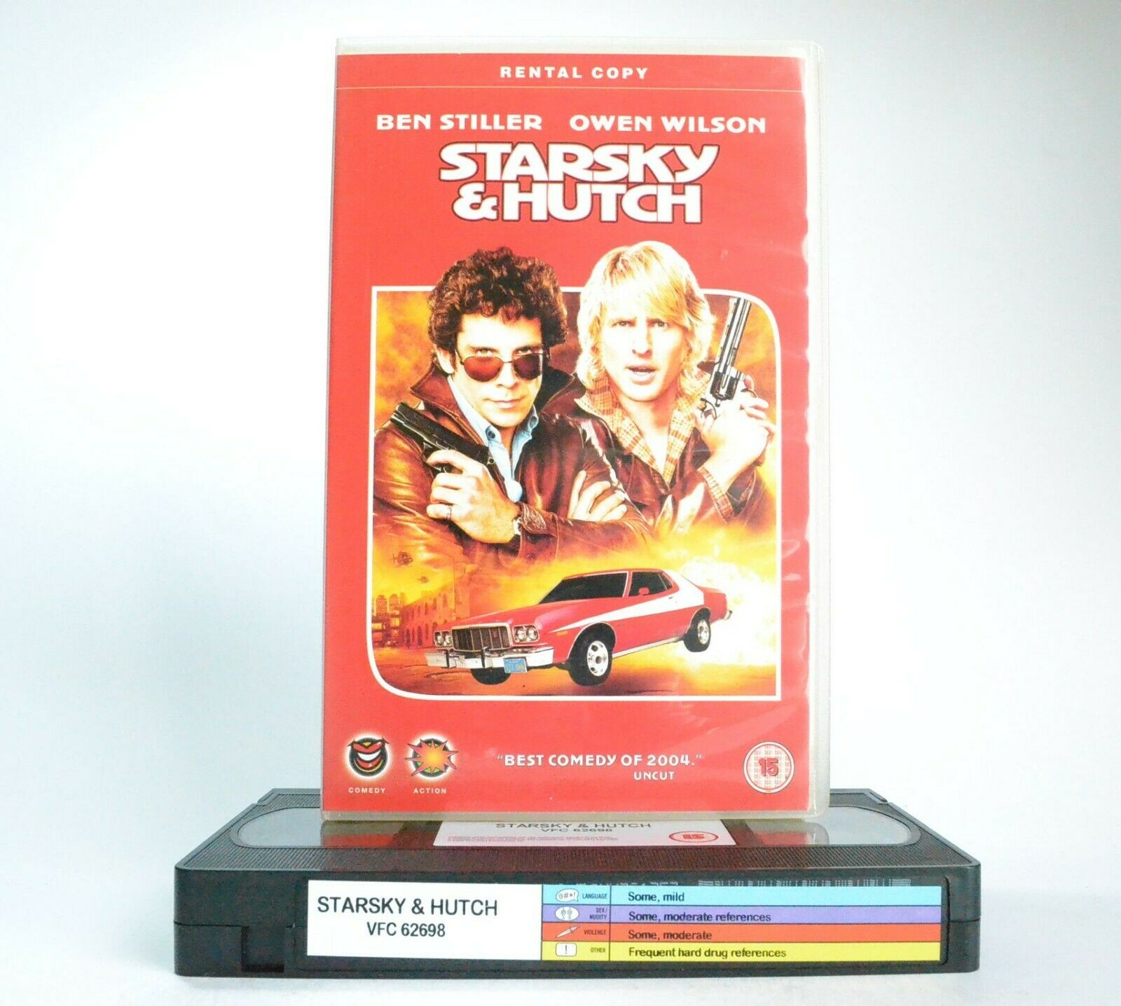 Starsky And Hutch (2004): Buddy Cop Action Comedy - Ben Stiller - Pal VHS-