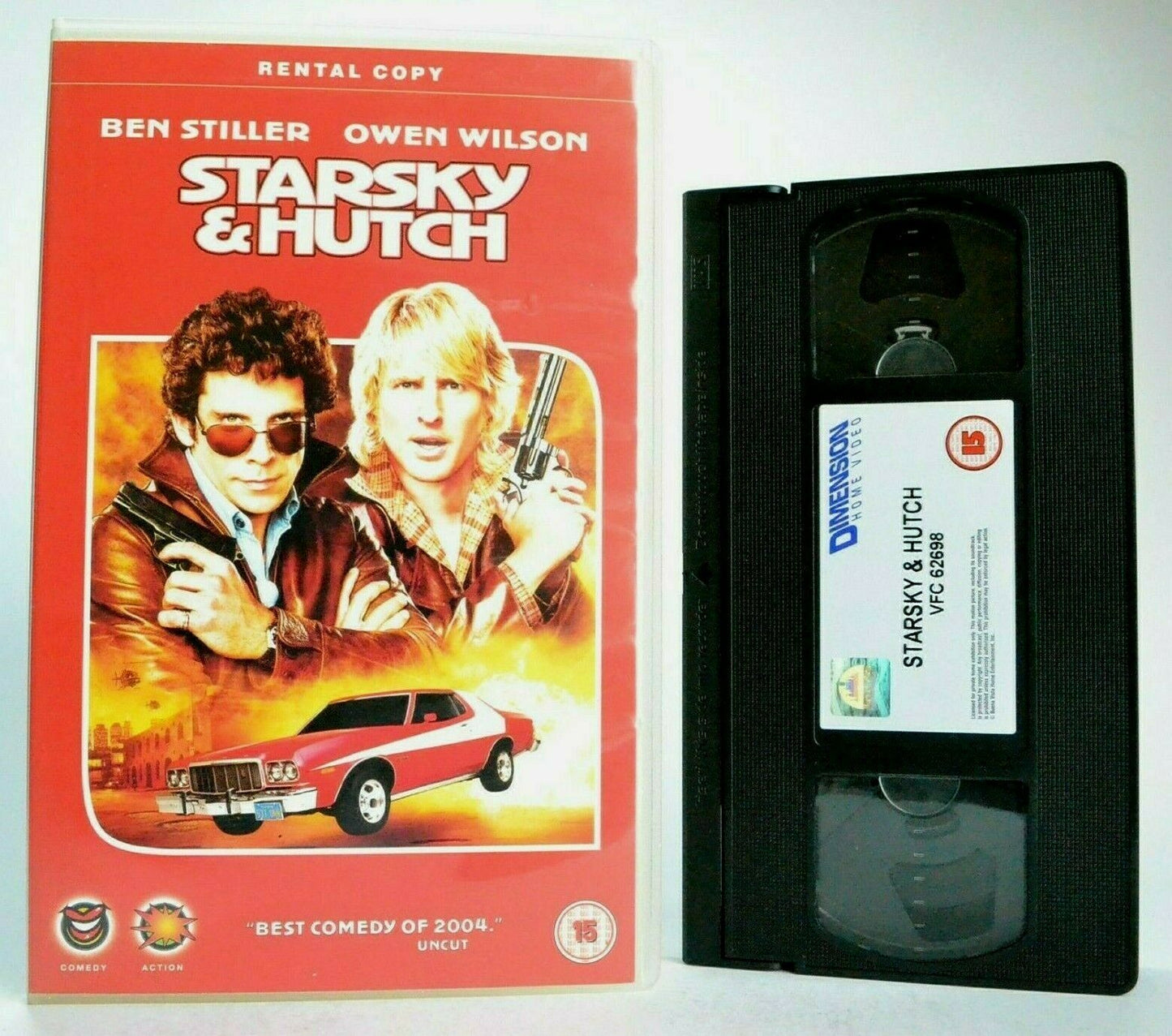 Starsky And Hutch (2004): Buddy Cop Action Comedy - Ben Stiller - Pal VHS-