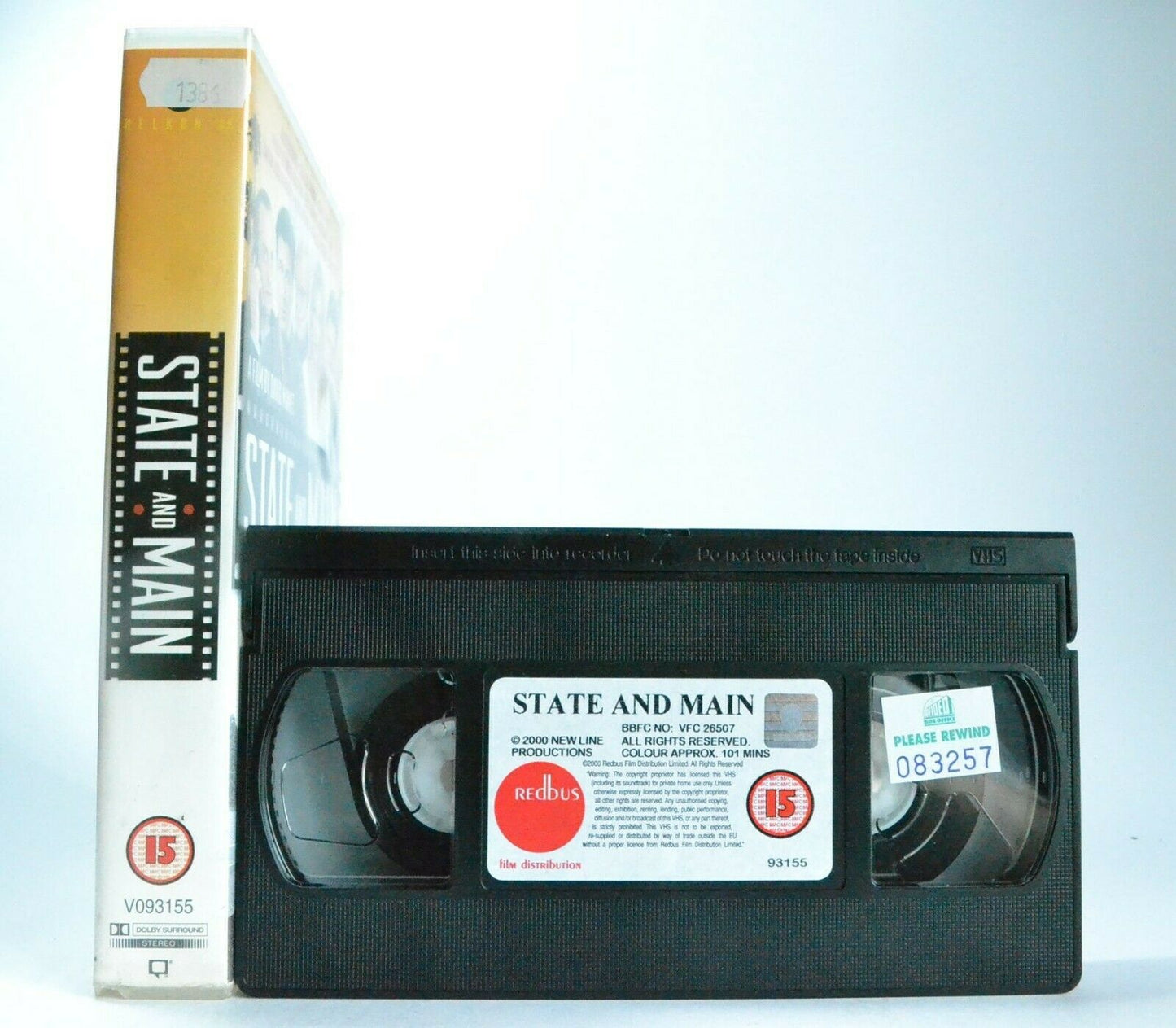 State And Main: P.Seymour Hoffman/W.H.Macy - Comedy (2000) - Large Box - Pal VHS-