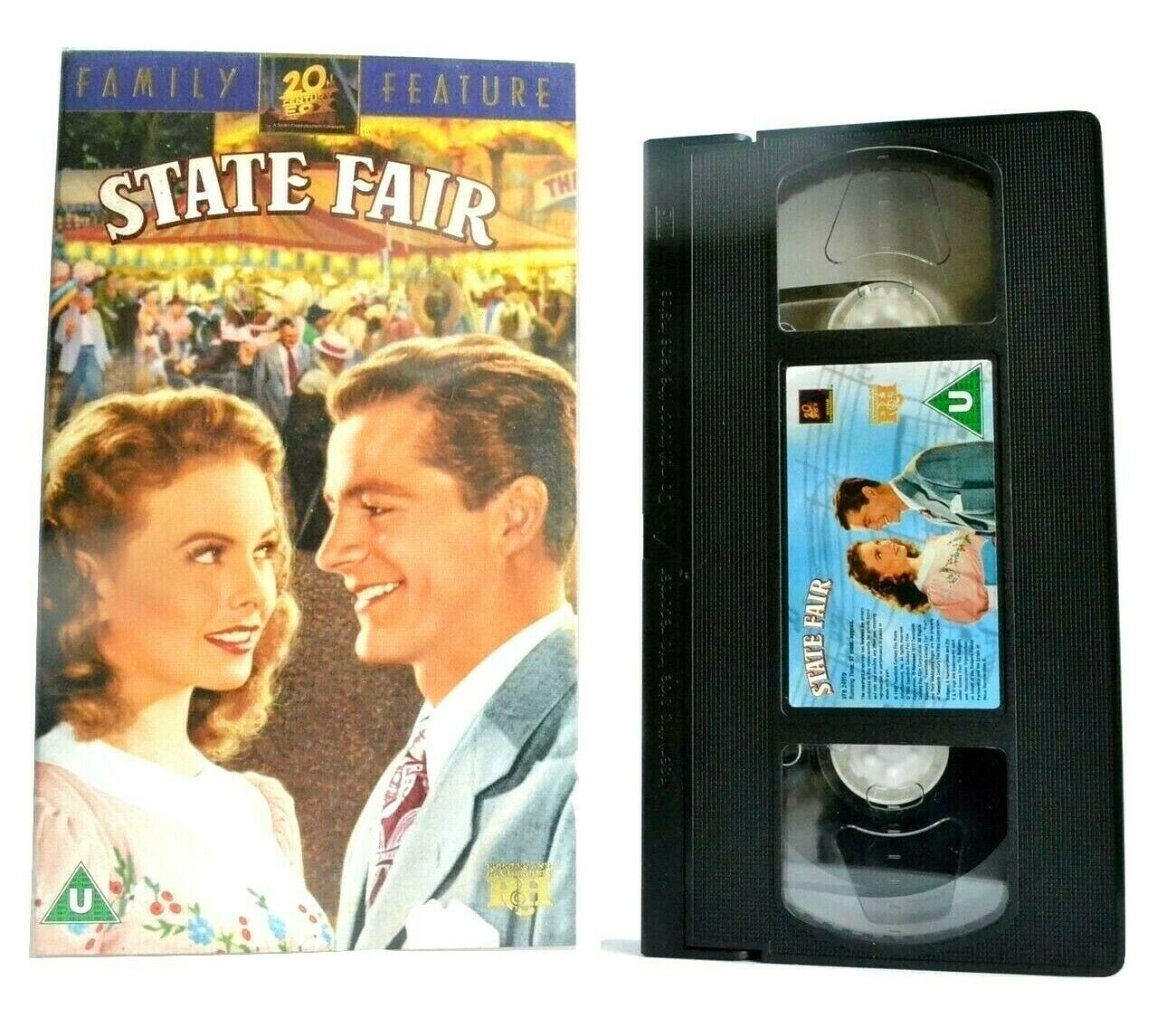 State Fair (1945): Based On Phil Stong Novel - Musical - Jeanne Crain - Pal VHS-