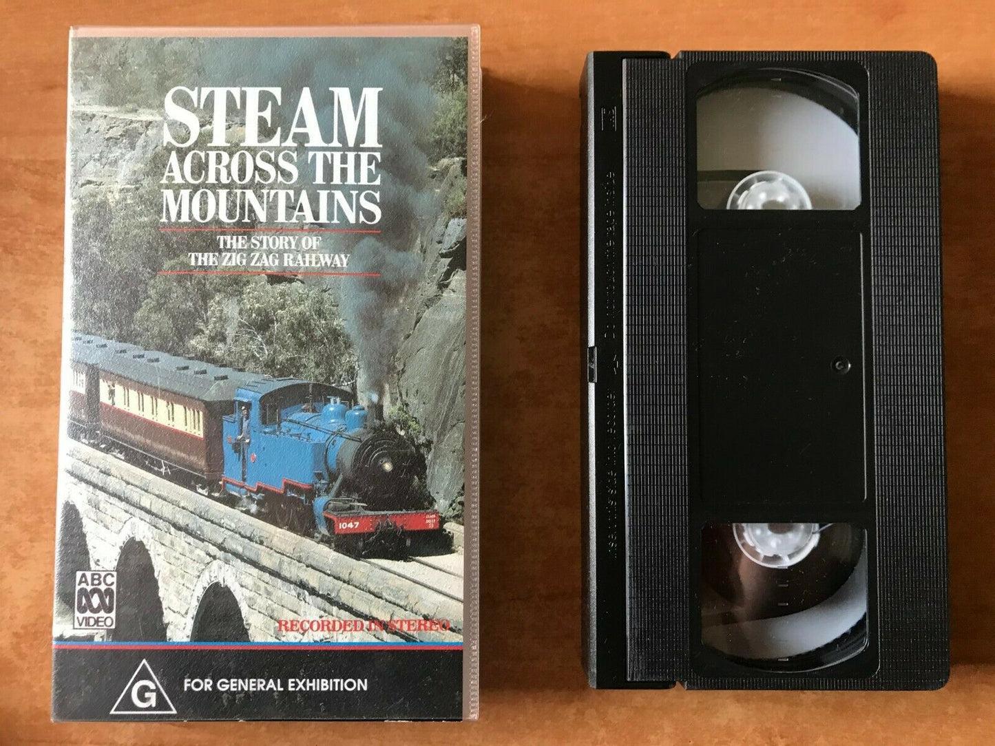 Steam Across The Mountains (ABC Video); [Zig Zag Railway] Documentary - Pal VHS-