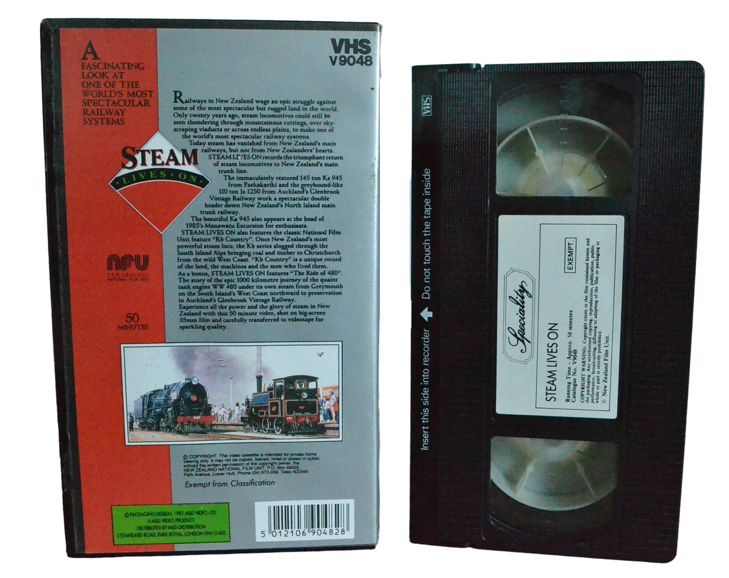 Steam Lives on - Ruby Dee - NFU - V9048 - Steam Trains - Pal - VHS-