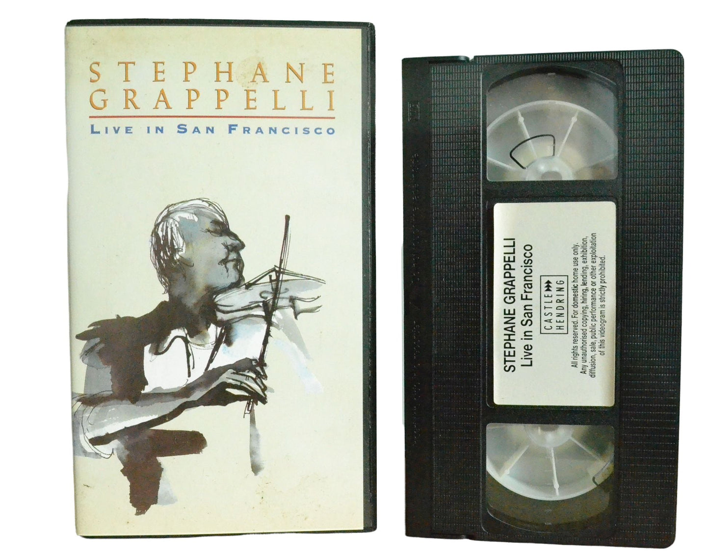 Stephane Grappelli - Live In San Francisco - Stéphane Grappelli - Castle Hendring - Music - Pal VHS-