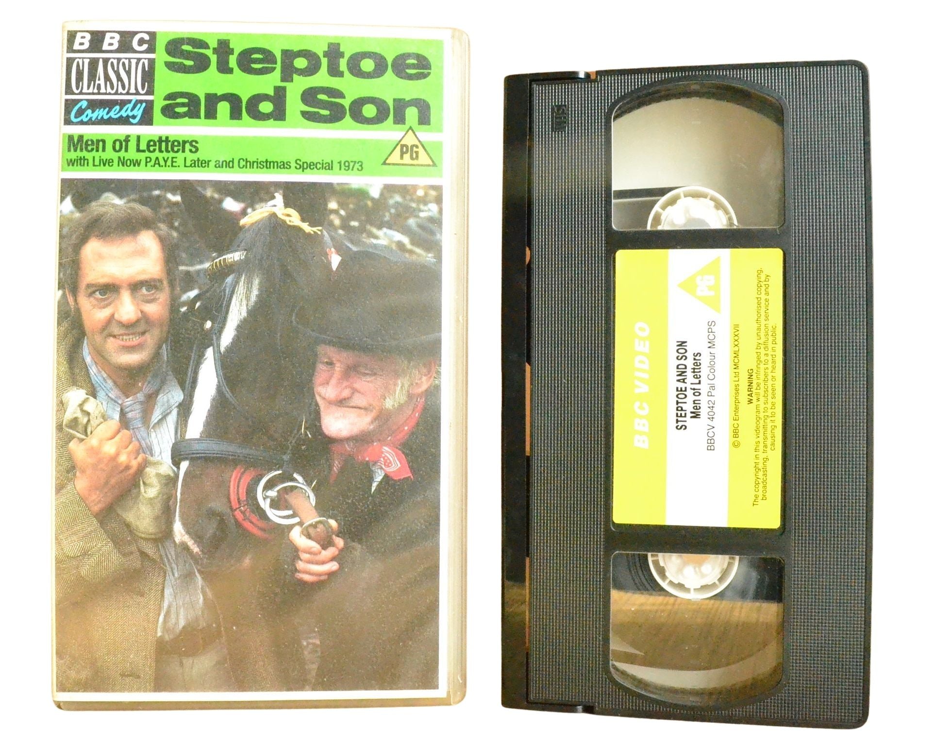 Steptoe and Son: Man of Letters - Wilfrid Brambell - Vintage - Pal VHS-