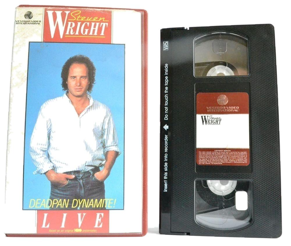 Steven Wright: “Deadpan Dynamite!” - Vestron Pre-Cert - Monotone Comedy - VHS-