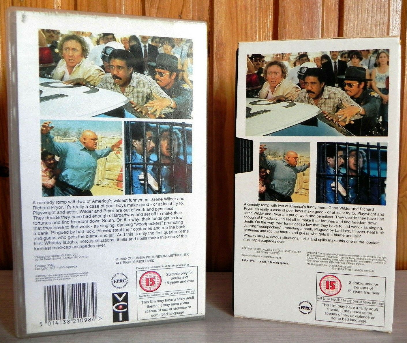 Stir Crazy - Columbia Tristar - Comedy - Gene Wilder - Richard Pryor - VHS-