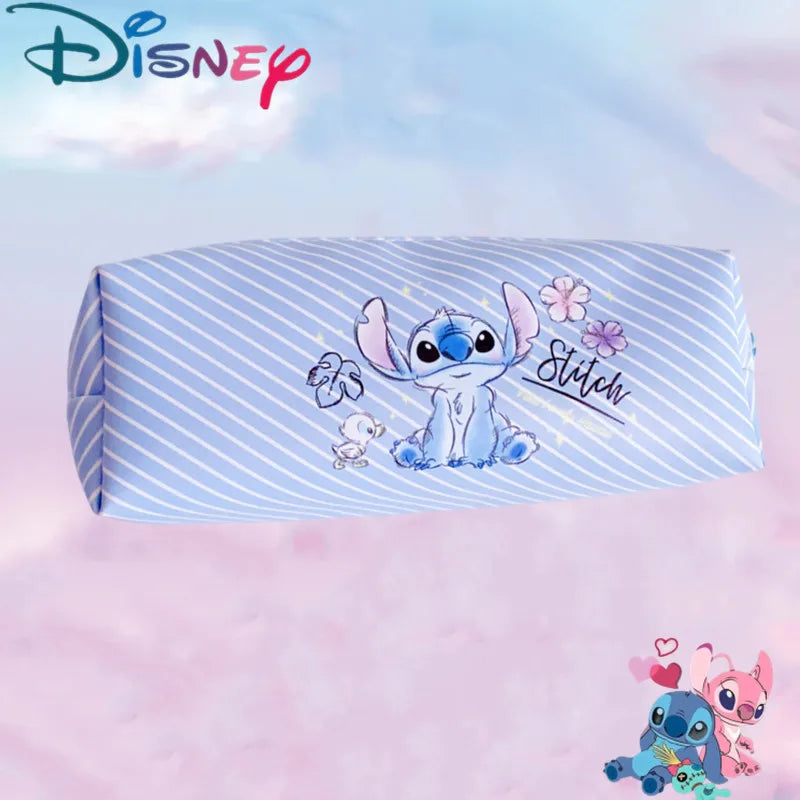 Stitch Anime Pencil Case Bag - Cartoon Stationery Storage Kids School Toy Christmas Gift-