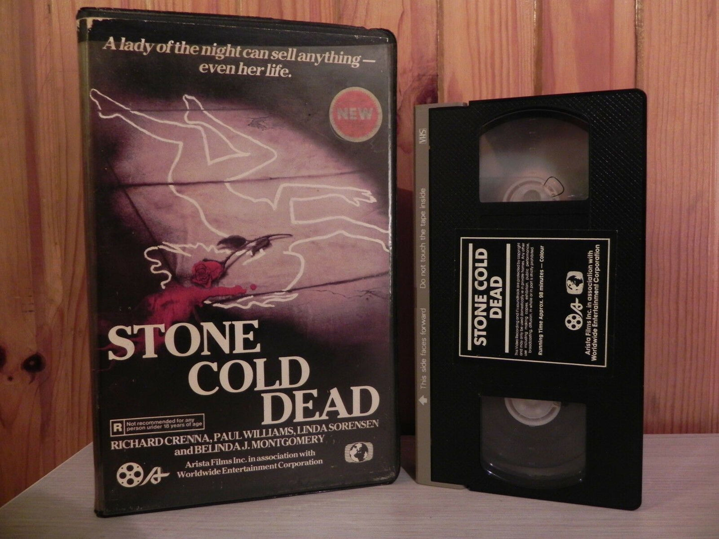 Stone Cold Dead - Big Box - Ex-Rental - Crime Thriller - Pre-Cert Video - VHS-