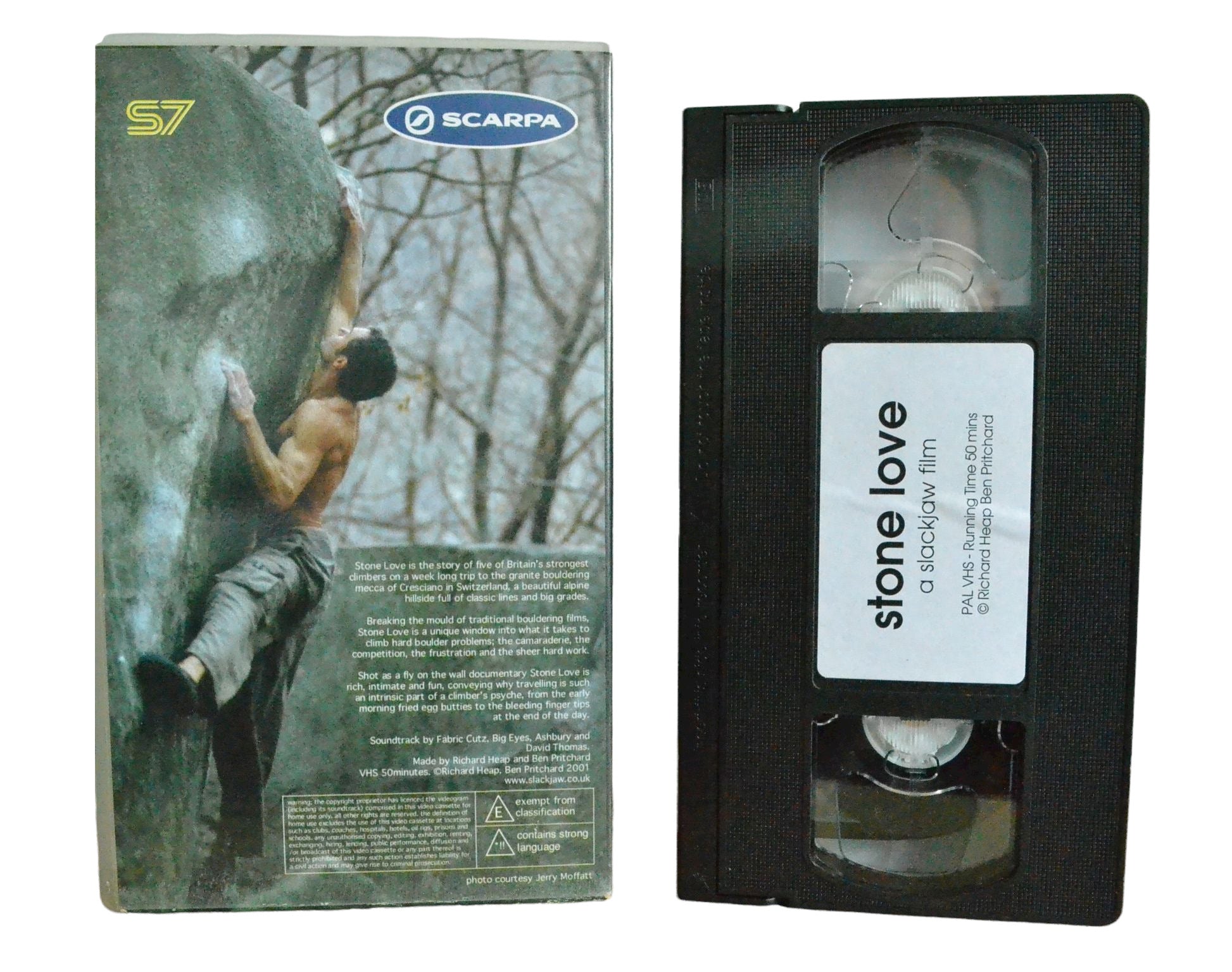 Stone Love - A Slackjaw Film - Malcolm Smith - SCARPA - Vintage - Pal VHS-