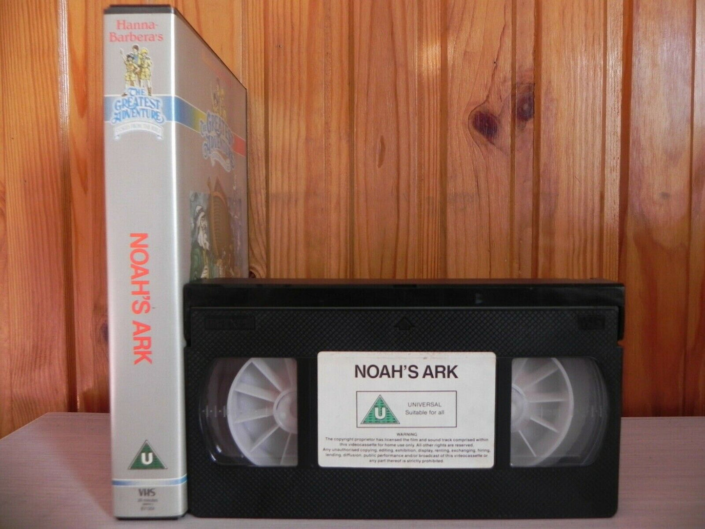 Stories From The Bible [Hanna Barbera]: Noah's Ark - Large Box - Animated - Children's - Pal VHS-