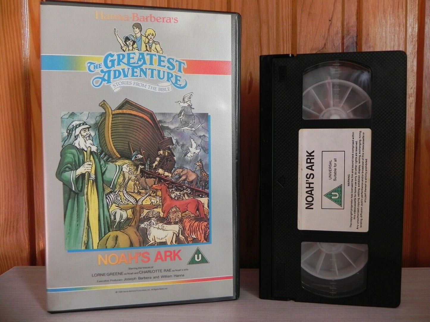 Stories From The Bible [Hanna Barbera]: Noah's Ark - Large Box - Animated - Children's - Pal VHS-