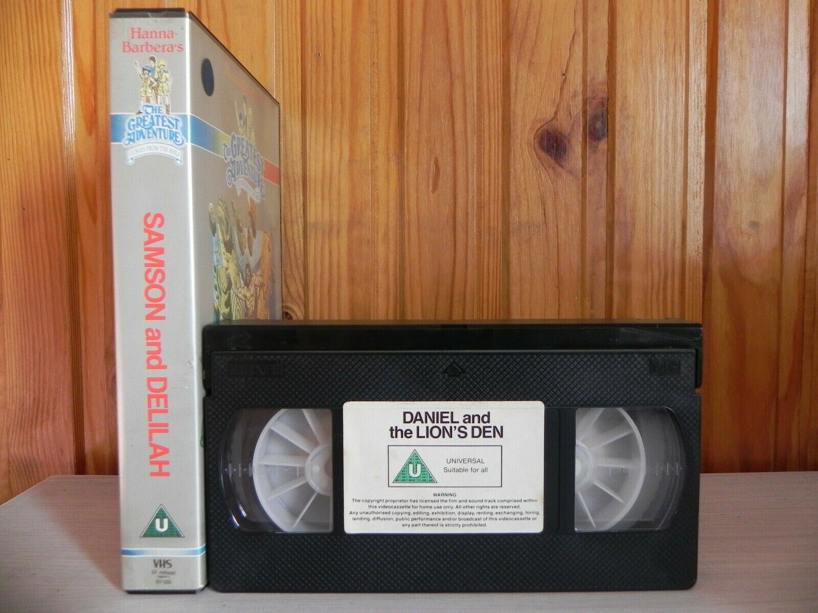 Stories From The Bible [Hanna Barbera]: Sampson & Delilah - Large Box - Animated - Pal VHS-