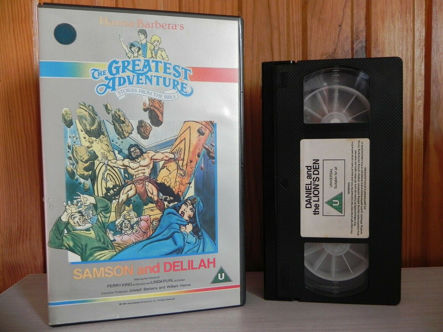 Stories From The Bible [Hanna Barbera]: Sampson & Delilah - Large Box - Animated - Pal VHS-