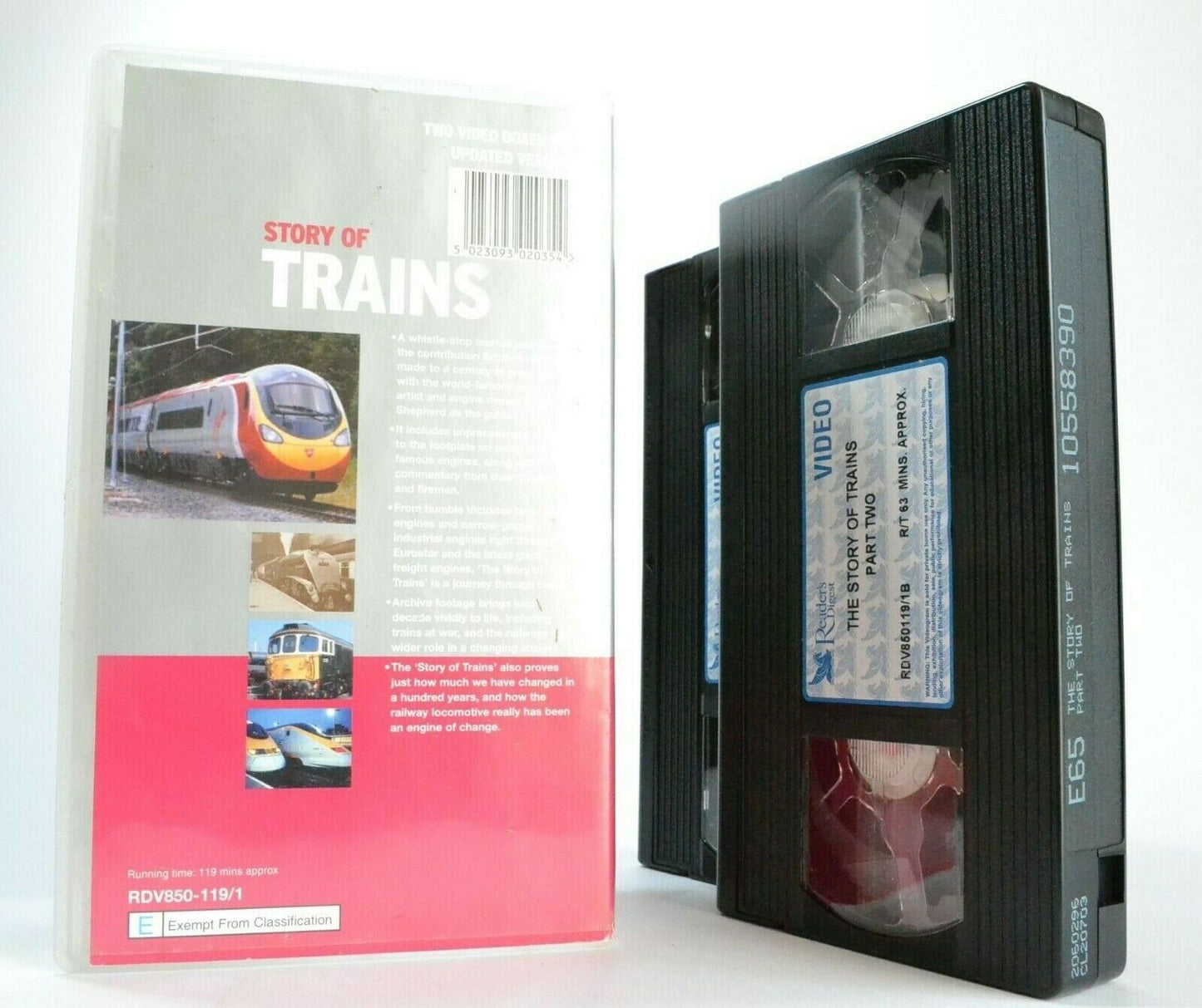 Story Of Trains; {David Shepherd} - Documentary - Railway Locomotive - Pal VHS-