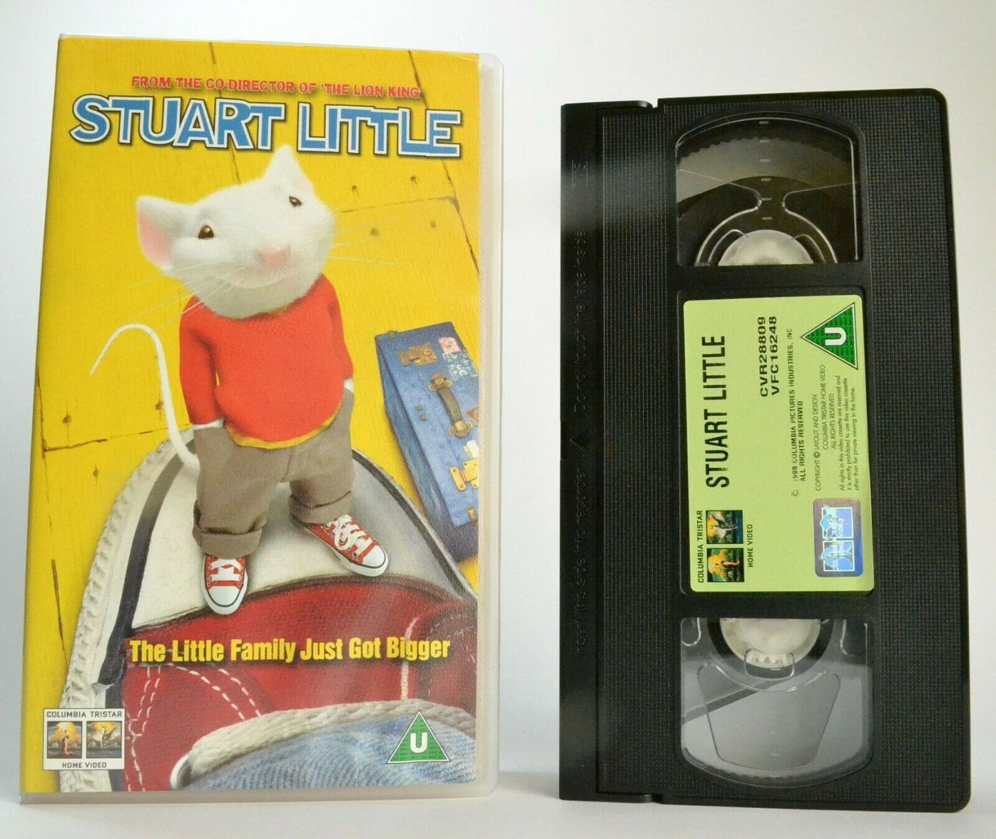 Stuart Little; [E.B. White]: Family Adventure - Michael J. Fox - Kids - Pal VHS-