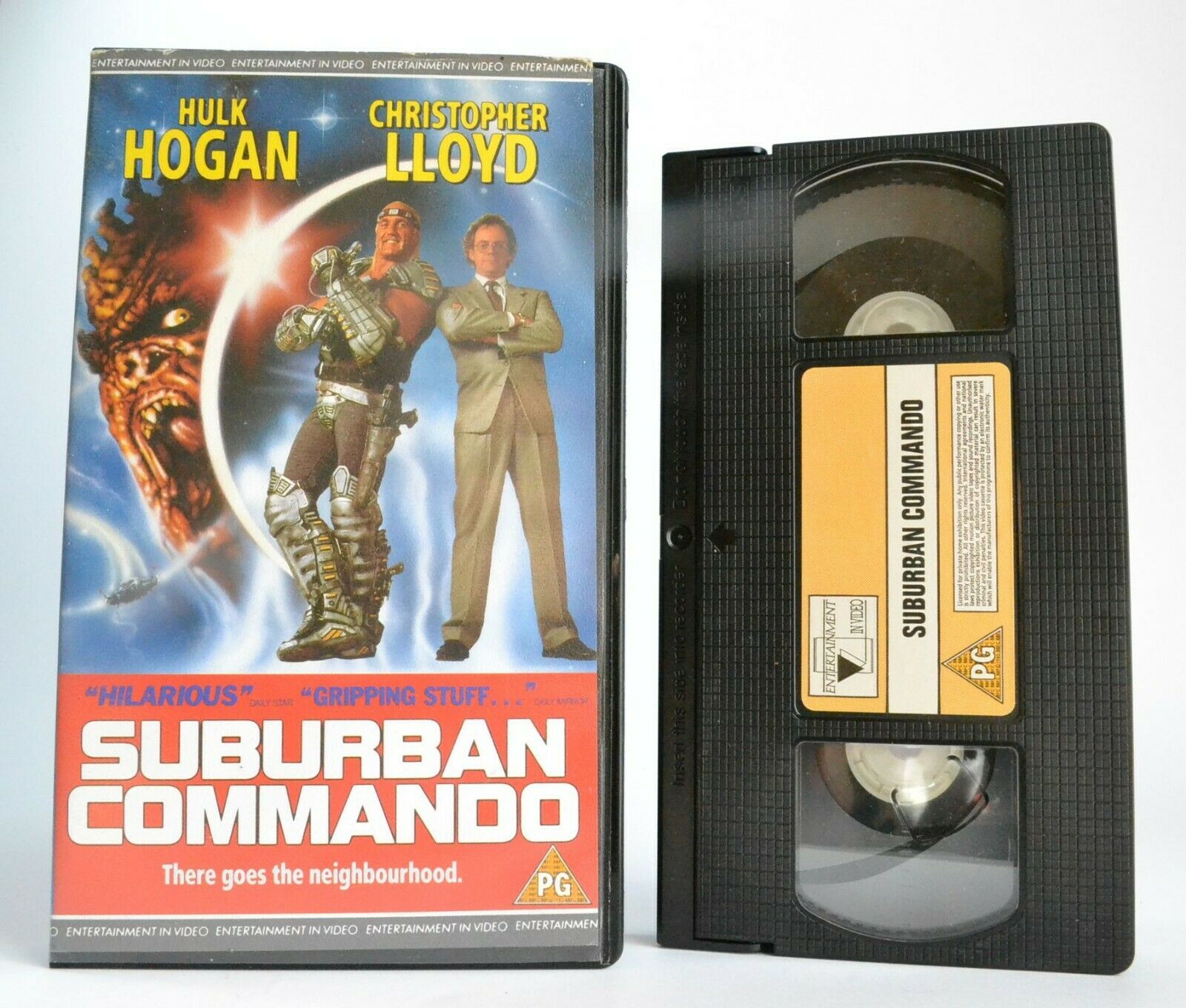 Suburban Commando - WWF's Hulk Hogan - Christopher Lloyd - New Line (1991) - VHS-