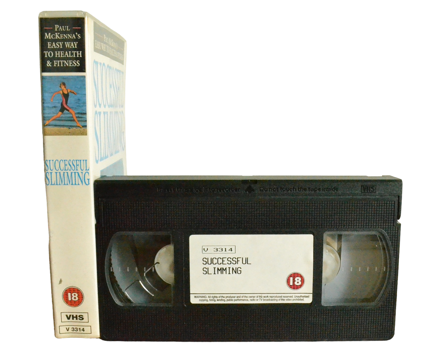 Successful Slimming - Paul Mckenna - M. I. A. Video - V3314 - Exercise - Pal - VHS-