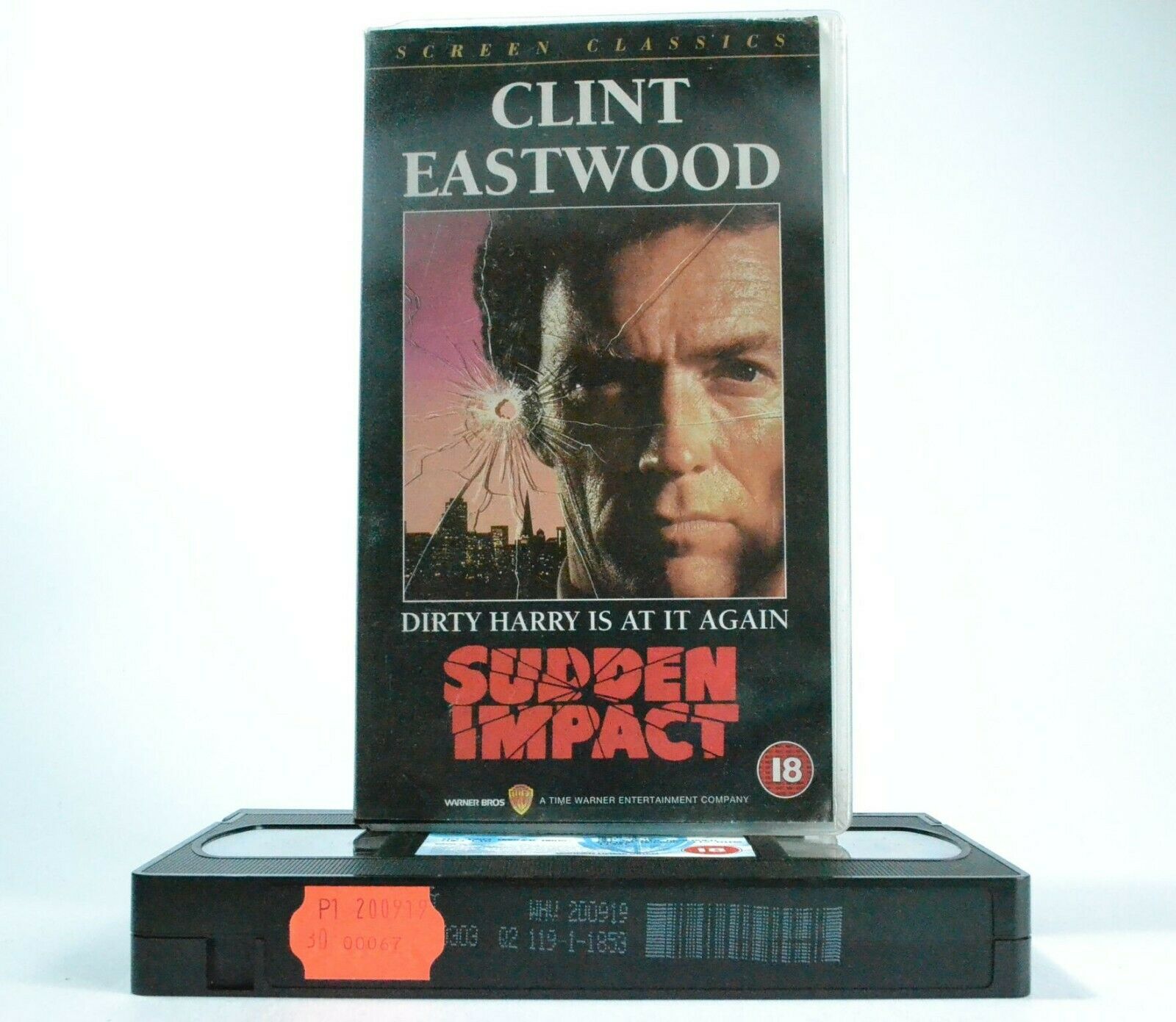 Sudden Impact: 4th Dirty Harry Film - Action Thriller - Clint Eastwood - Pal VHS-