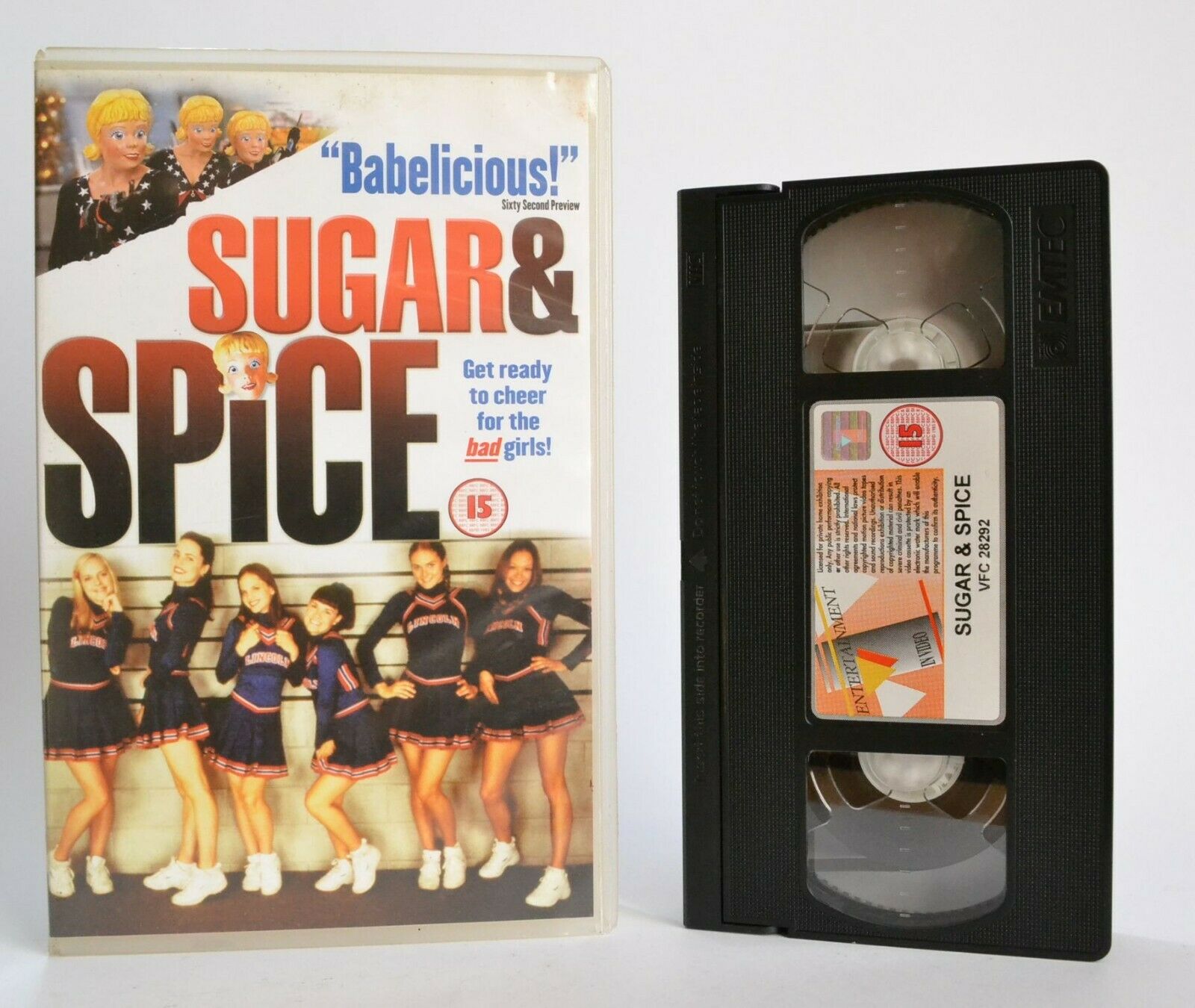 Sugar And Spice: Teen Crime Comedy (2001) - Large Box - Good Girls Go Bad - VHS-