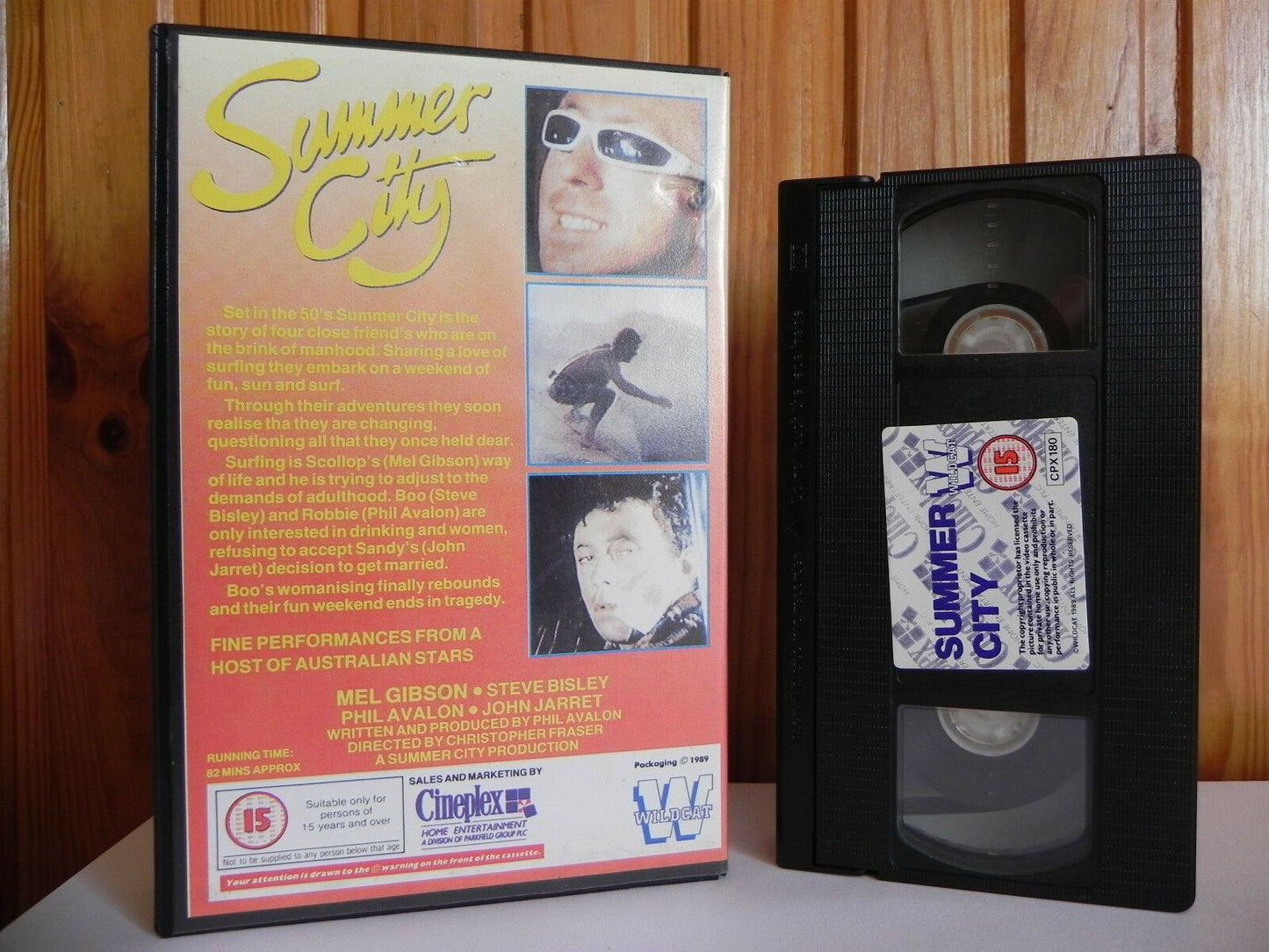 Summer City - Wildcat - Drama - Mel Gibson - Steve Bisley - Large Box - Pal VHS-