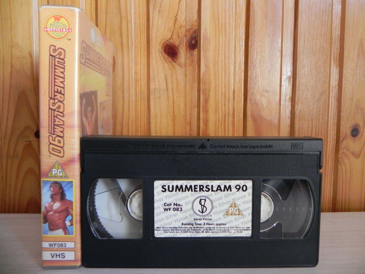 Summer Slam '90 - The Heat Return - Double Main Event - Wrestling - Pal VHS-