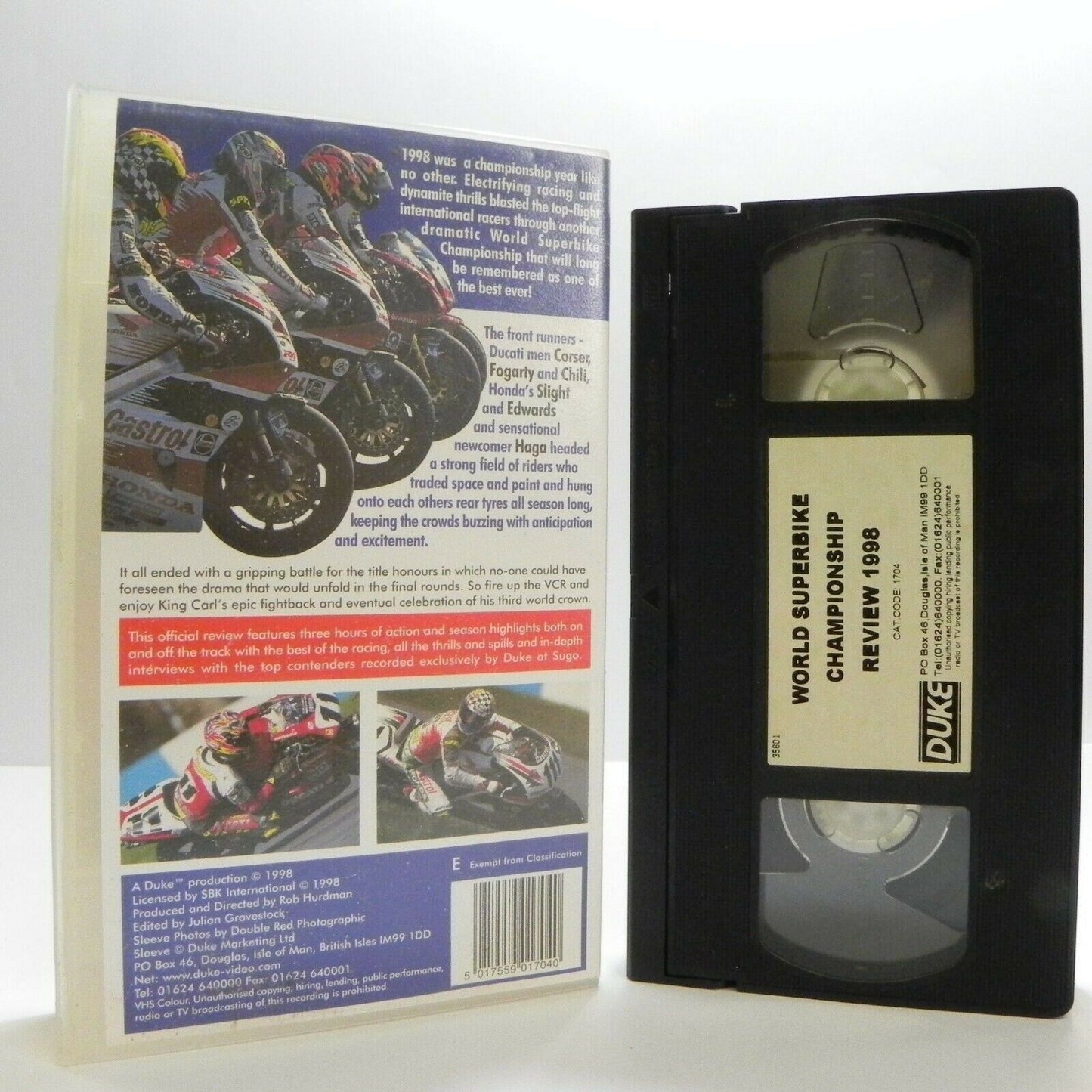 Superbike: World Championship 98 - Front Funners - Croser - Chili - Slight - VHS-