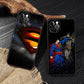 Superman Black Cover - For Apple iPhone 13 14 12 11 15 Pro Max Mini XS X 6 7 8 Plus Cases Soft Silicone Fundas-