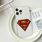 Superman Cool Logo Phone Case - For iPhone 12 11 13 14 15 16 Max Pro Plus Transparent Soft Shell-IPHONE14-z5-