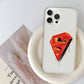 Superman Cool Logo Phone Case - For iPhone 12 11 13 14 15 16 Max Pro Plus Transparent Soft Shell-IPHONE14-z3-