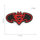 Superman Fabric Patches - Anime Batman Polyester DIY Accessories for Backpacks School Bags Children's Toys-8-