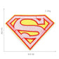 Superman Fabric Patches - Anime Batman Polyester DIY Accessories for Backpacks School Bags Children's Toys-6-