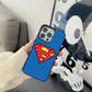 Superman Fashion Phone Case - For iPhone 11 12 13 14 15 16 Plus Pro Max Mirror Acrylic PC TPU Cover-