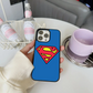 Superman Fashion Phone Case - For iPhone 11 12 13 14 15 16 Plus Pro Max Mirror Acrylic PC TPU Cover-