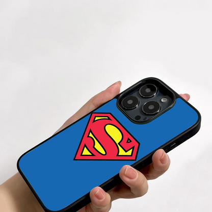 Superman Fashion Phone Case - For iPhone 11 12 13 14 15 16 Plus Pro Max Mirror Acrylic PC TPU Cover-z1-iphone 11-