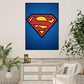 Superman Poster Stickers - Small Wall Paintings for Bedroom Living Room Office Comic Superhero Wallpaper-z5-30X45cm-