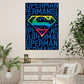 Superman Poster Stickers - Small Wall Paintings for Bedroom Living Room Office Comic Superhero Wallpaper-z3-30X45cm-