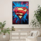 Superman Poster Stickers - Small Wall Paintings for Bedroom Living Room Office Comic Superhero Wallpaper-z2-42X30cm-