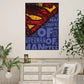 Superman Poster Stickers - Small Wall Paintings for Bedroom Living Room Office Comic Superhero Wallpaper-z1-30X21cm-