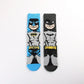 Superman Superhero Socks - Batman Joker Wonder Woman Cotton Knee Socks for Men Women Casual Sportswear-