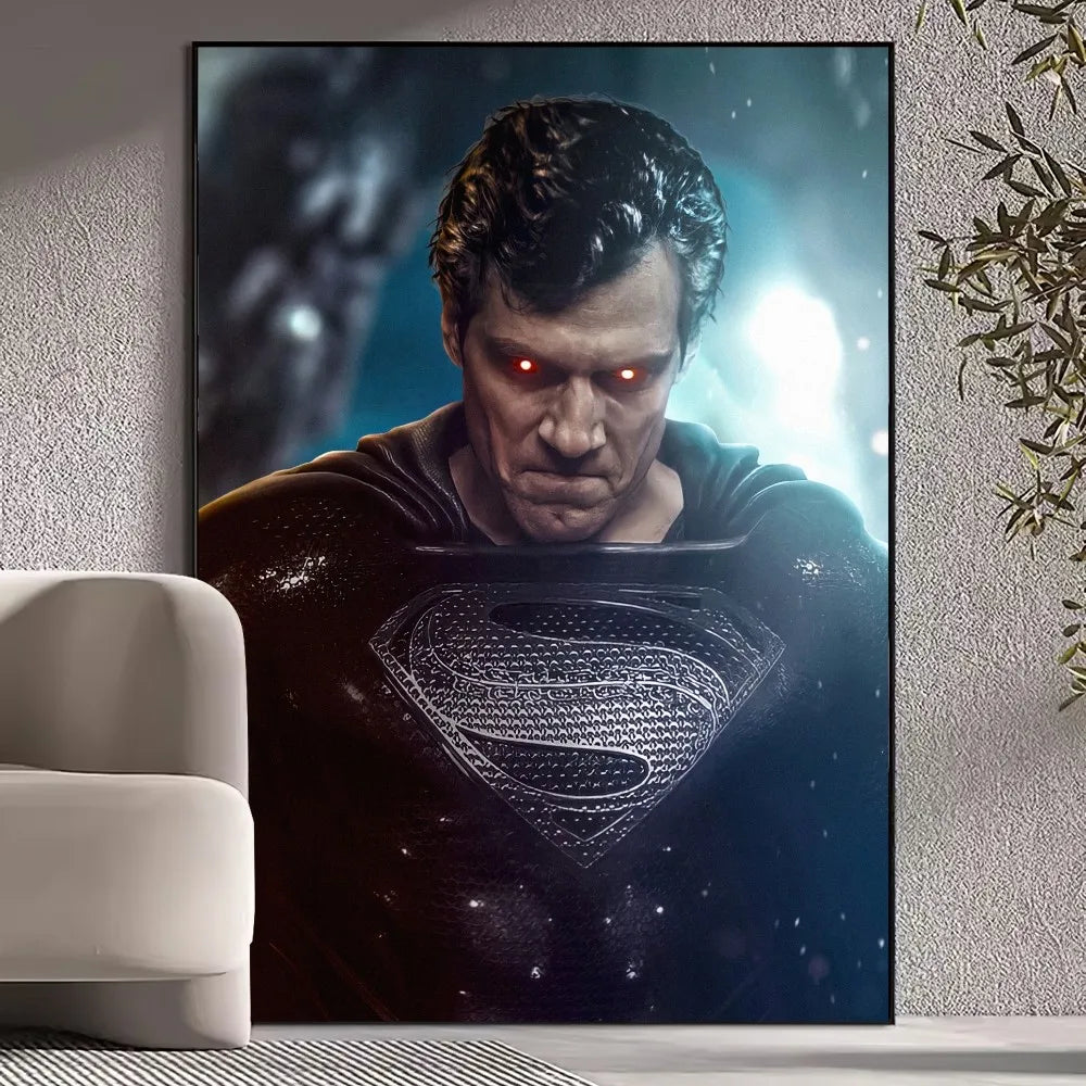 Superman Wall Pictures - Beast Kingdom Poster Prints for Living Room Home Decoration Superhero Artwork-z3-57X90cm-