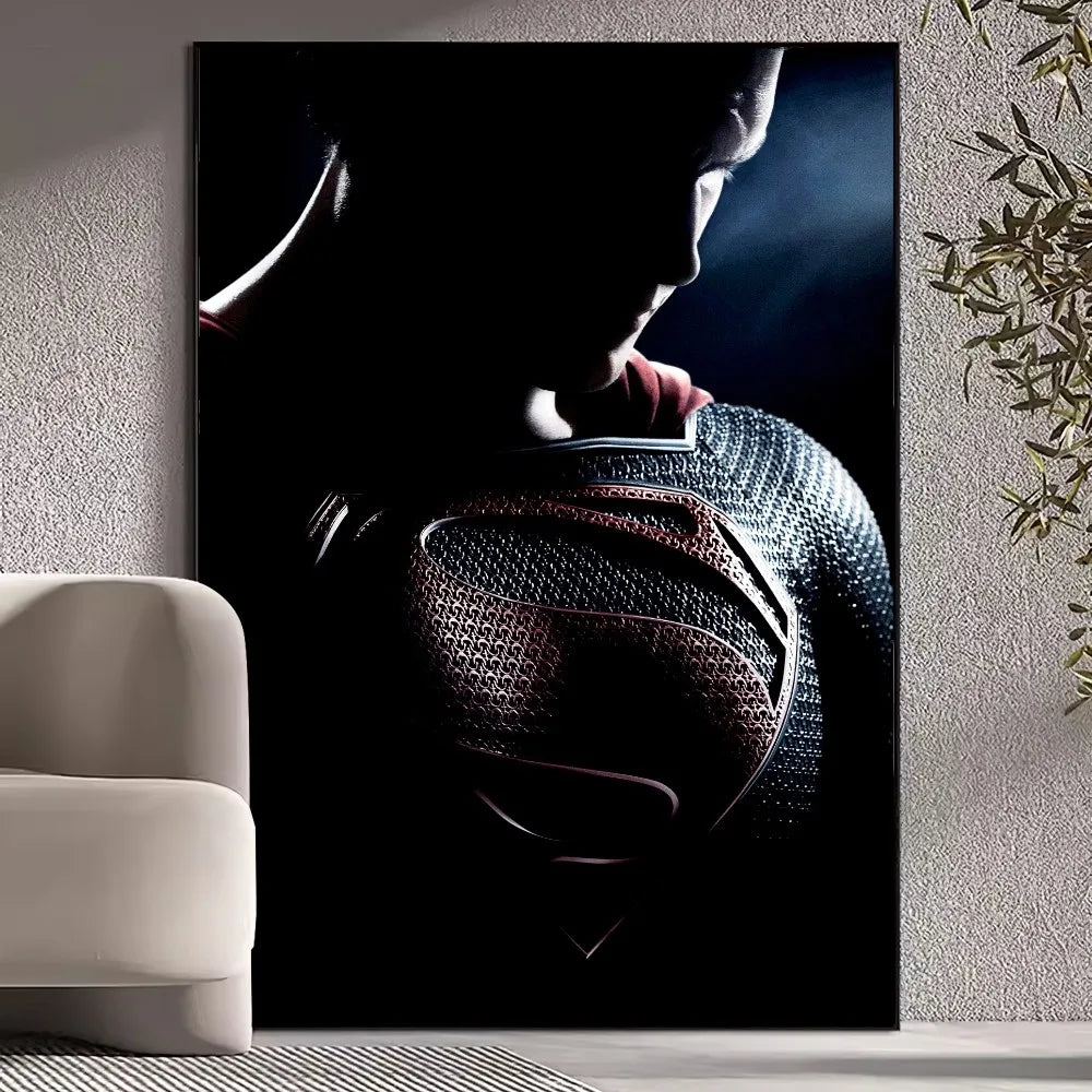 Superman Wall Pictures - Beast Kingdom Poster Prints for Living Room Home Decoration Superhero Artwork-z9-57X90cm-