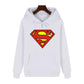 Superman Warm Street Hoodie - Simple Pattern Print High-Quality Soft Thickened Casual Winter Fashion Tops-M-2-