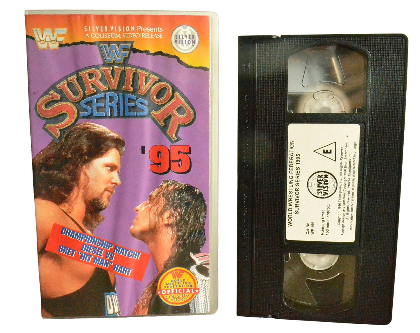 Survivor Series : 1995 - World Wrestling Federation - WF155 - Children - Pal - VHS-