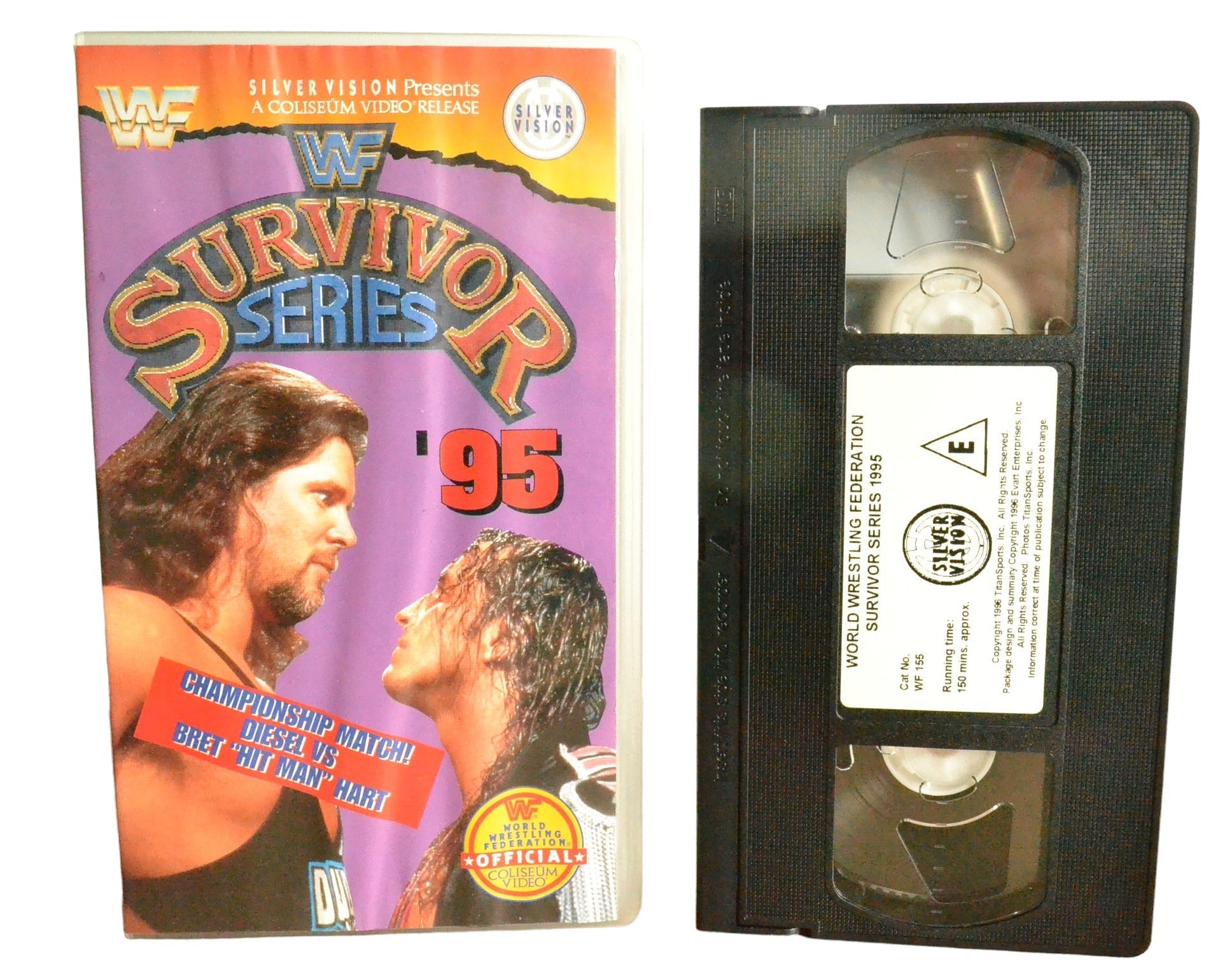 Survivor Series : 1995 - World Wrestling Federation - WF155 - Children - Pal - VHS-