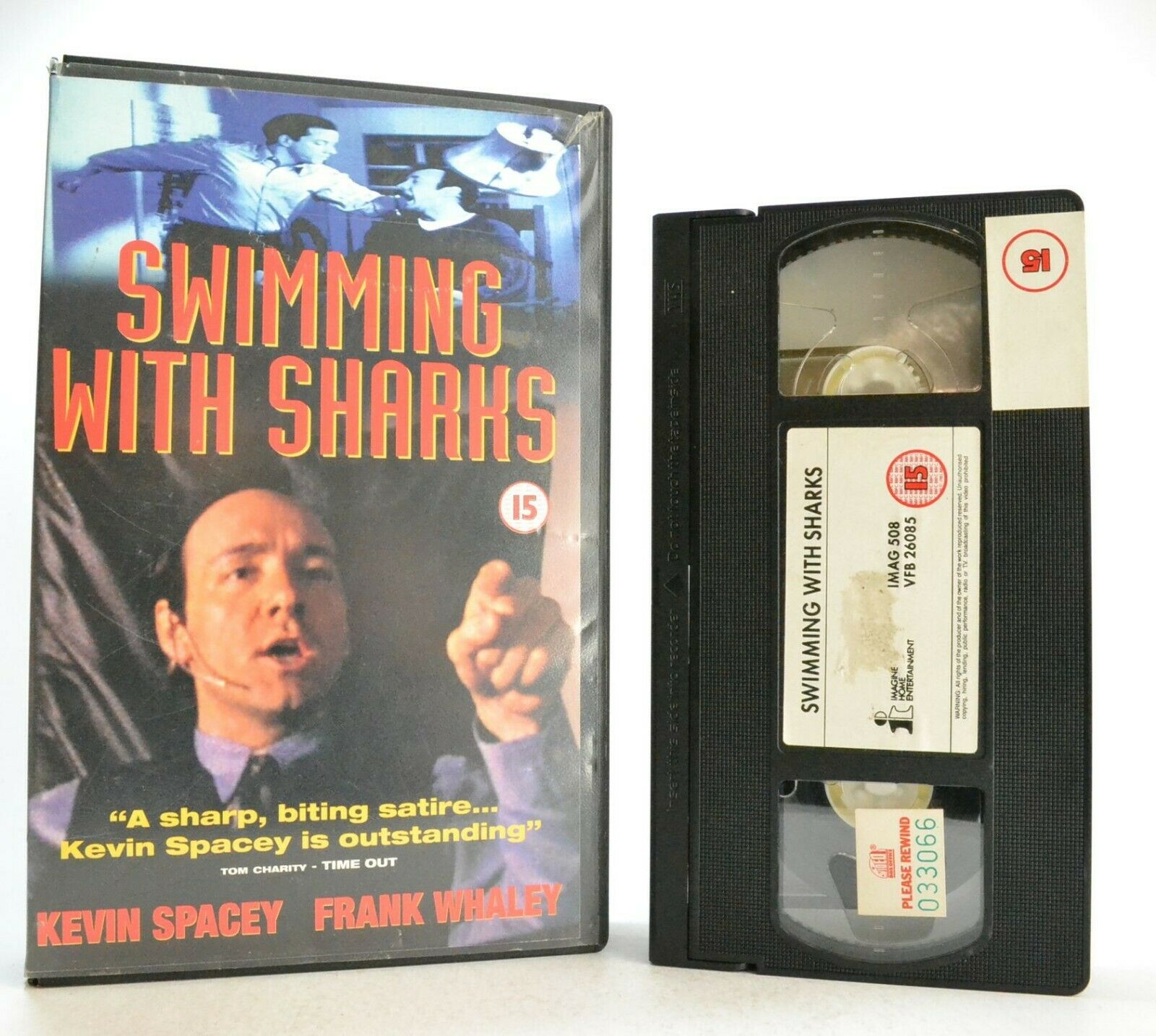 Swimming With Sharks: Comedy Drama (1994) - Large Box - K.Spacey/F.Whaley - VHS-